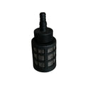 Heavy duty pressure washer bucket filter - with reverse flow protection.