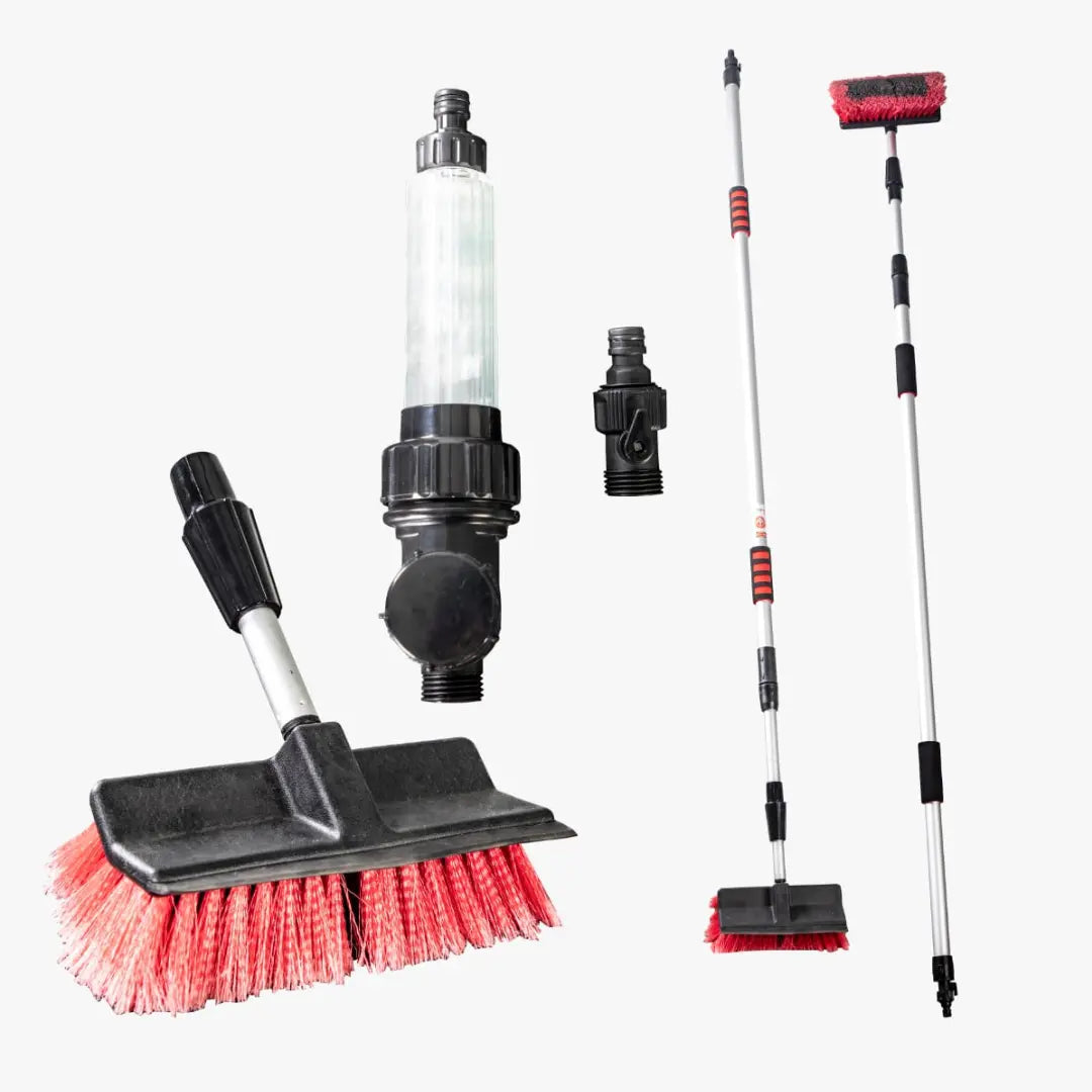 Hi Star Brand Solar Cleaning Brush with Shampoo Bottle