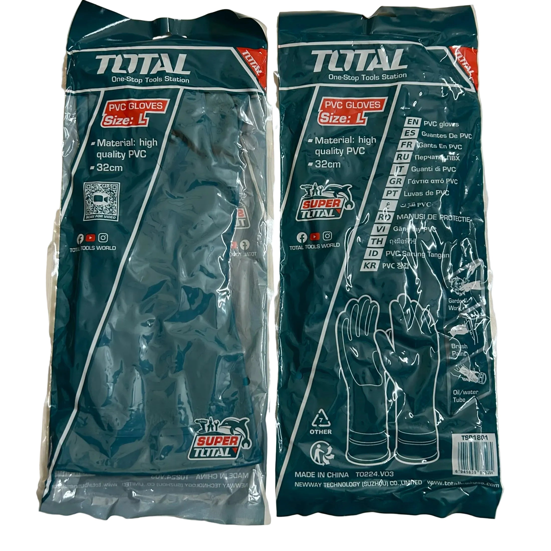 TOTAL PVC Gloves L TSP1801