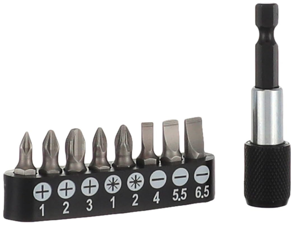 TOTAL Screwdriver Bits Set 9Pcs/Set TACSD3091
