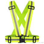High Visibility Vest Gear Stripes Jacket Safety Security Protection Reflective High Adjustable Safety Orange & Yellow