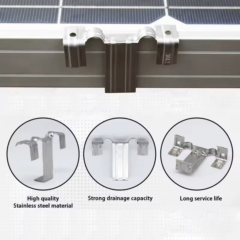 CHINESE Stainless Steel Solar Panel drain clips 30mm