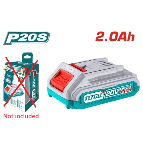 TOTAL 20V MAX Li-Ion 2.0AH Lithium Ion Battery Pack TFBLI20011 for All 20V Tools P20S