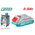 TOTAL 20V MAX Li-Ion 2.0AH Lithium Ion Battery Pack TFBLI20011 for All 20V Tools P20S