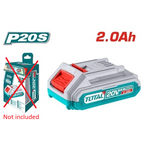 TOTAL 20V MAX Li-Ion 2.0AH Lithium Ion Battery Pack TFBLI20011 for All 20V Tools P20S