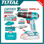 TIDLI20668 TOTAL Compact Brushless Cordless Impact Drill