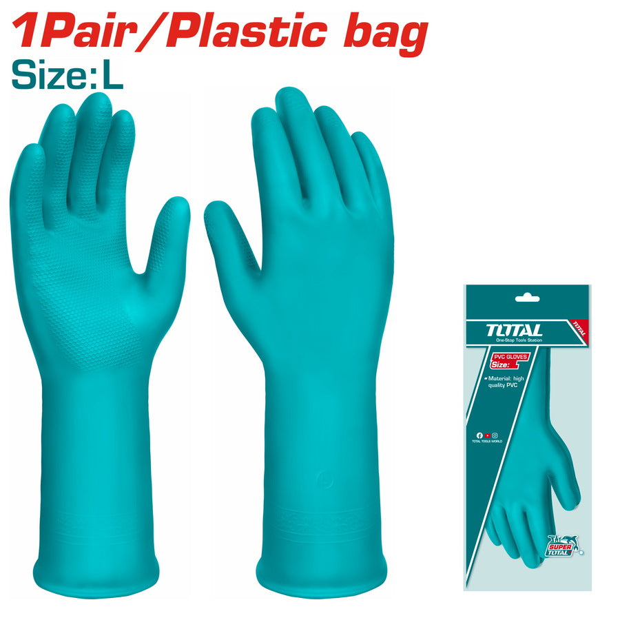 TOTAL PVC Gloves L TSP1801