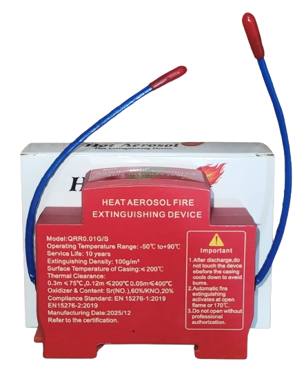 Din Rail Heat Fire Automatic Fire Extinguisher LV Distribution Box | Fire Breaker | Electrical Panel Fire Extinguisher | Heat Activated Fire Extinguisher