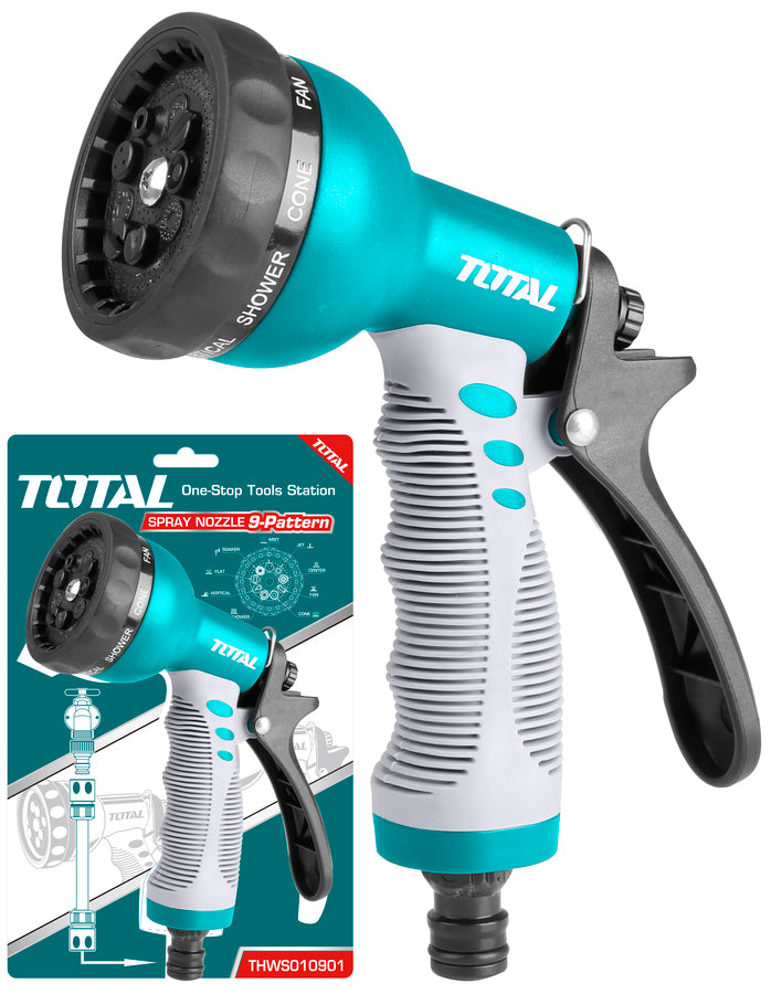 TOTAL 9-spray Plastic Trigger Nozzle THWS010901