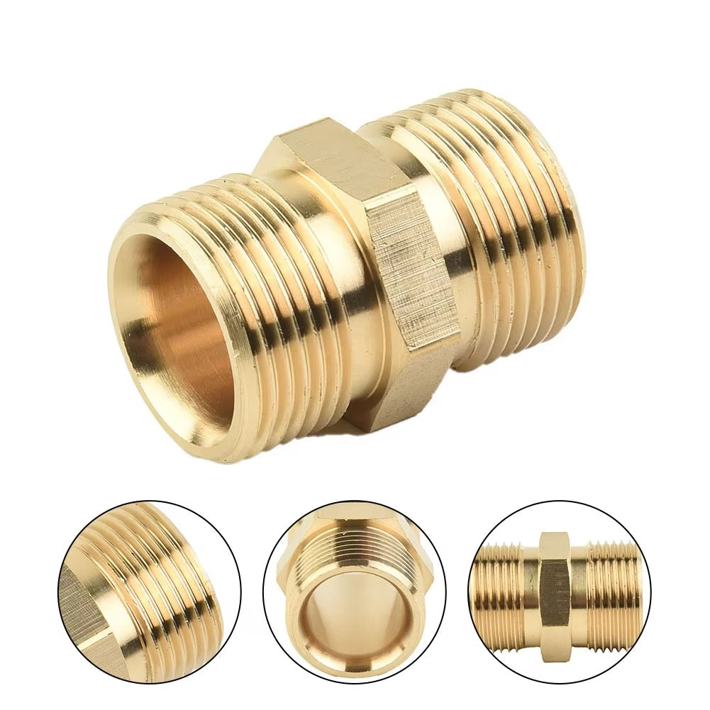 Pressure Washer Pipe Extension Connector For M22-15mm Pipe