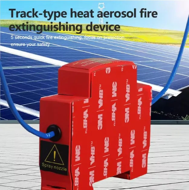 Din Rail Heat Fire Automatic Fire Extinguisher LV Distribution Box | Fire Breaker | Electrical Panel Fire Extinguisher | Heat Activated Fire Extinguisher